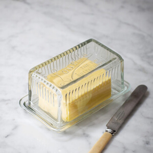 Garden Trading Louella Glass Butter Dish